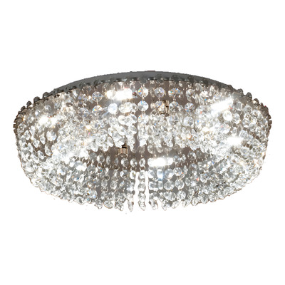 Plafon Caireles Led Moderno De Calidad Ronda Patagonia 8500 Color Cromado