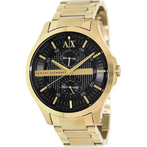Reloj Armani Exchange Ax2122 Caballero Gold Color de la correa Dorado Color del bisel Dorado Color del fondo Negro