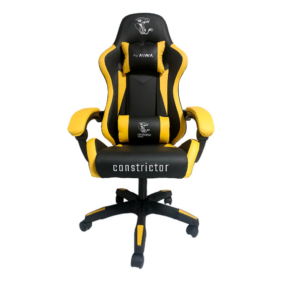 Silla Gamer Ergonómica Constrictor - Lampalagua Amarilla