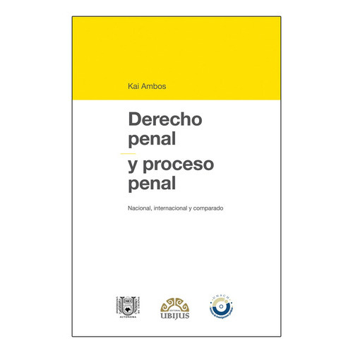 Derecho Penal Y Proceso Penal: Nacional, Internacional Y Comparado, De Ambos, Kai. Editorial Ubijus, Editorial Sa De Cv, Tapa Blanda, Edición 1° Edición En Español, 2019