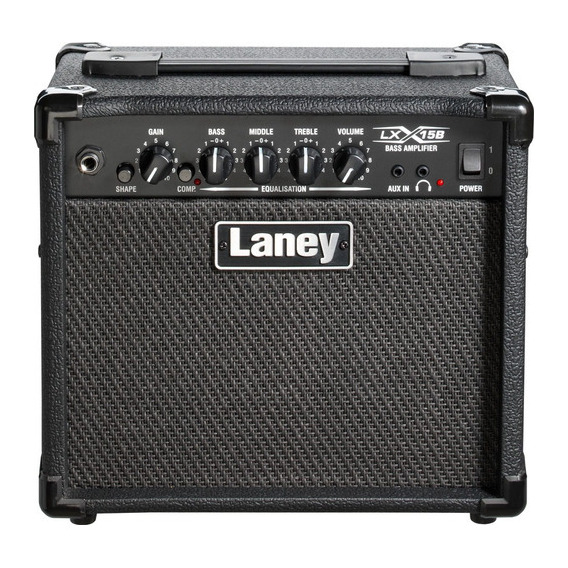 Amplificador De Bajo Eléctrico Laney Lx15b Color Negro 220V