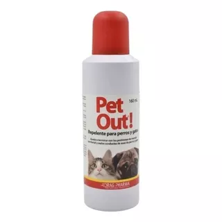 Repelente Perros Y Gatos Pet Out Spray 160ml 