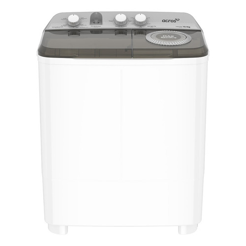 Lavadora semiautomática de doble tina Acros ALD1035JE blanca 10kg 110 V - 127 V