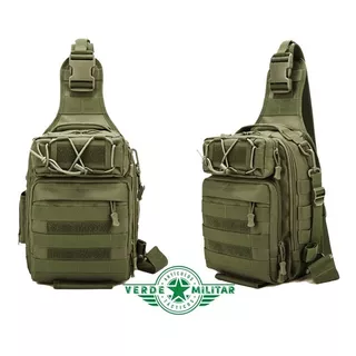 Mochila Táctica Militar Cangurera De Viaje Bolsa Lateral Pechera Deportiva Excursiones Recolector Mensajero Riñonera  