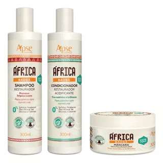  Apse África Baobá Shampoo E Condicionador E Máscara