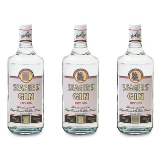 Gin Seagers 980ml - 3 Unidades (garrafas)