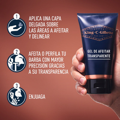 Gel Para Afeitar King C. Gillette De 170 Ml