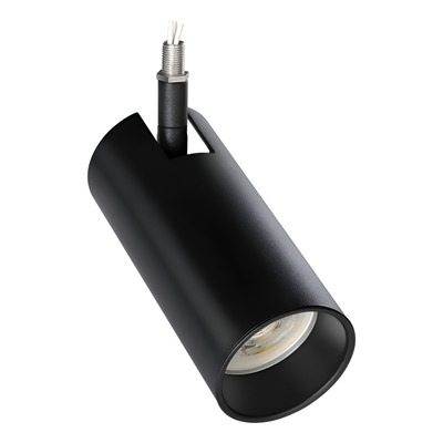 Spot Cabezal Diseño Movil Dicro Led Gu10 3008 Negro Mac