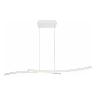 Lampara Colgante Doblan Led Cct Diseño Blanco Ldf40030-b Blanco