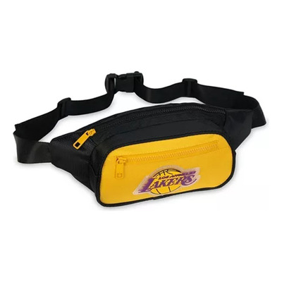 Riñonera Deportiva Urbana Equipos Nba Reforzada Multiuso Color Negro Diseño De La Tela Lakers