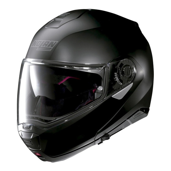 Casco Moto Nolan N100-5 Classic Con Pinlock Rebatible Color Negro Mate Tamaño del casco L