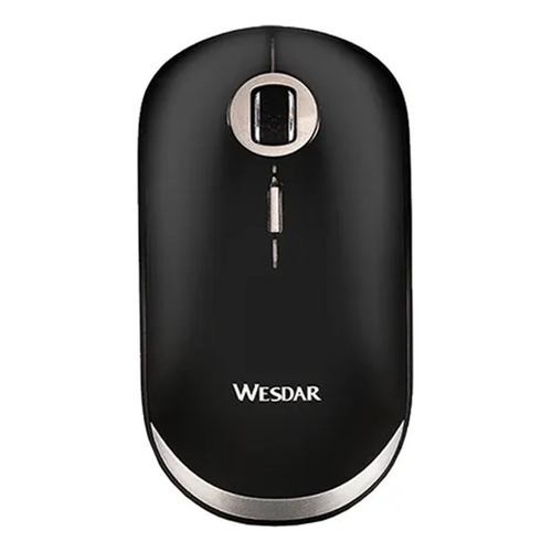 Mouse Inalambrico Wesdar V1 Pc Escritorio Oficina Usb Color Negro