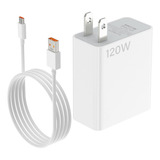 Cargador Taco Y Cable 120w Carga Rápida Usb Tipo C 