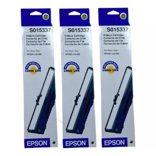 Paq 3 Cintas Epson S015337 Lq-590