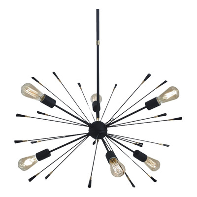 Colgante Explosion 6 Luces Diseño Moderno Apto Led