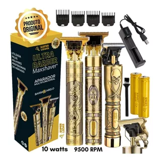 Barbeador Profissional Potente Ultra Maxshave 10w 9500 Rpm