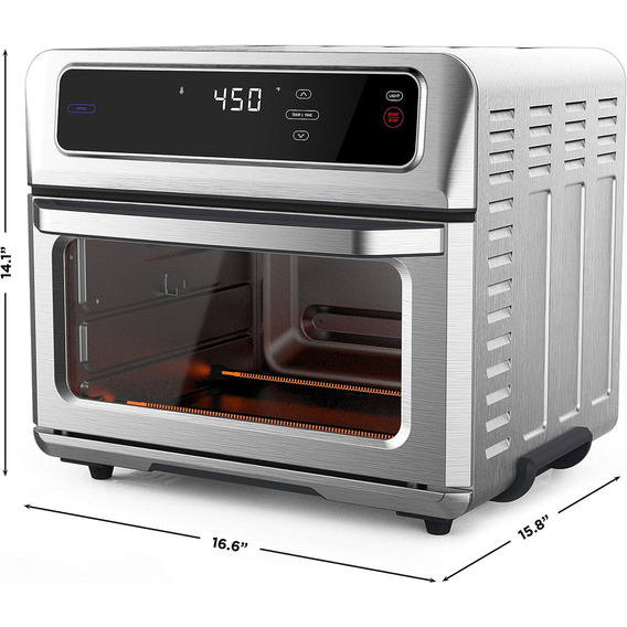 Horno de mesa eléctrico Chefman RJ50-SS-T 20L stainless steel 120V