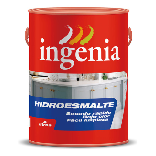 Hidroesmalte Blanco Satinado Ingenia 4 L