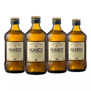 Aceite De Oliva Extra Virgen Huasco 4 X 500 Ml