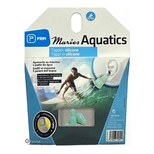 Maries Aquatics Tapones Para Oídos Silicona 2 Piezas Color Rosa