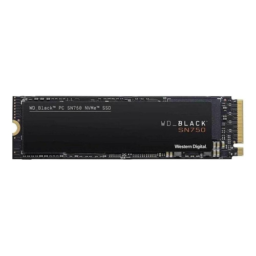 Disco sólido interno Western Digital WD Black SN750 WDS250G3X0C 250GB negro