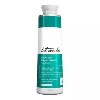 Escova Progressiva Let Me Protein Smoothing De 500ml 500g