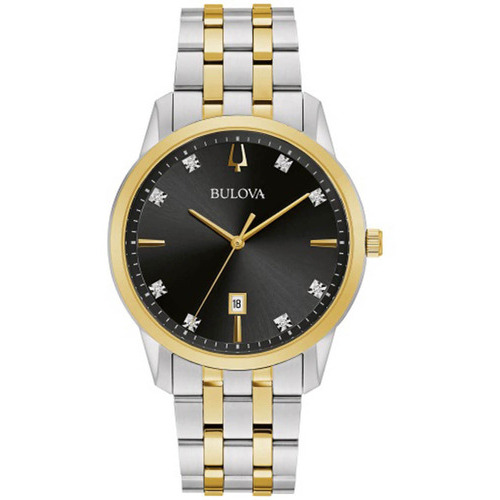 Bulova Sutton - 98d165 Amarillo De Dos Tonos Talla Única