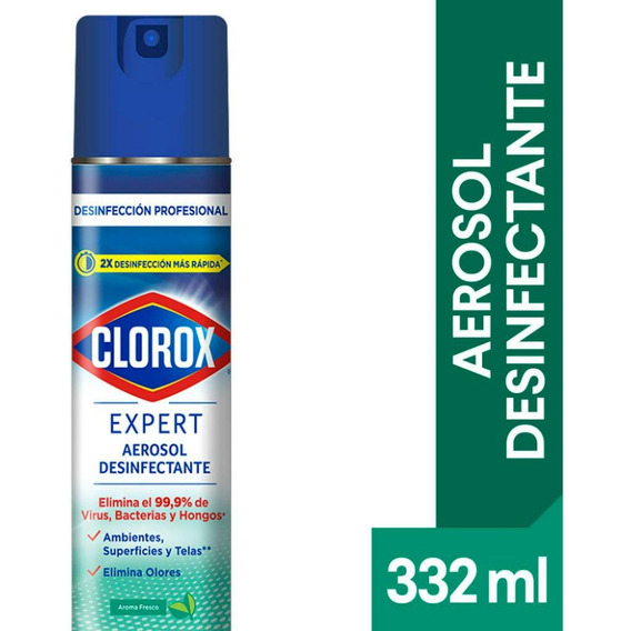 Aerosol Desinfectante Clorox Expert Fresco 332 Ml