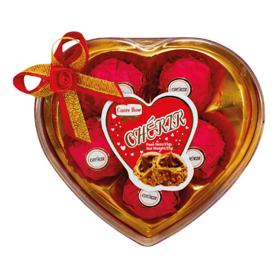 Estuche Corazon Cherir Rojo X55gr