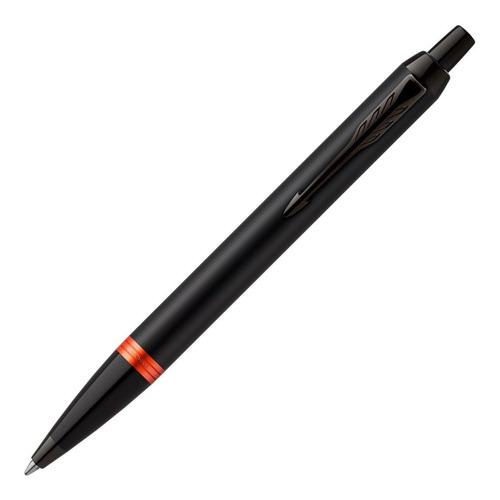 Bolígrafo Esfero Parker Im - Unidad Color De La Tinta Negro Color Del Exterior Naranja