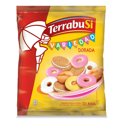 Galletita Terrabusi Variedad  dorada 300 g