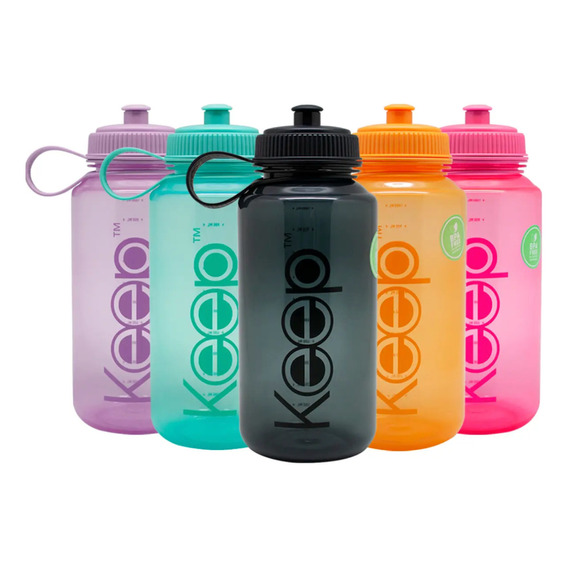 Keep Botella Colores 1 Litro Ibre De Bpa Botellon Deporte