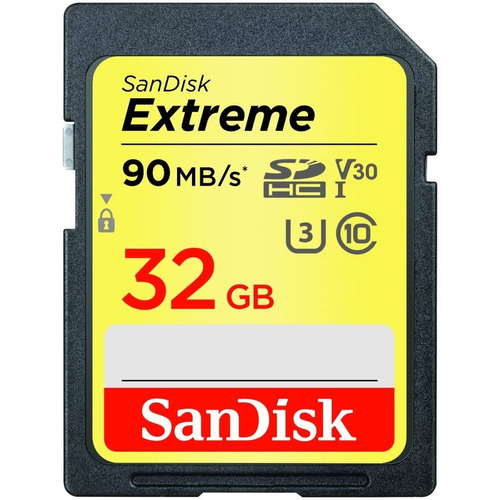 Tarjeta de memoria SanDisk SDSDXVE-032G-GNCIN  Extreme 32GB