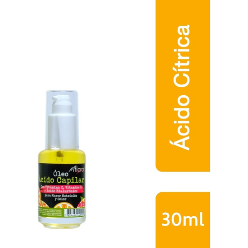 Aceite Ácido Cítrica Sellado Color Para Cabello Teñido 30ml