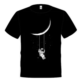 Playera Estampada Luna Creciente 1/2 Full Print. Pl-0520-17