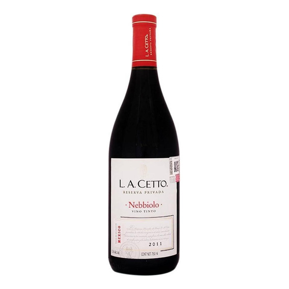 Vino Tinto L.a. Cetto Nebbiolo Reserva Privada 750 Ml