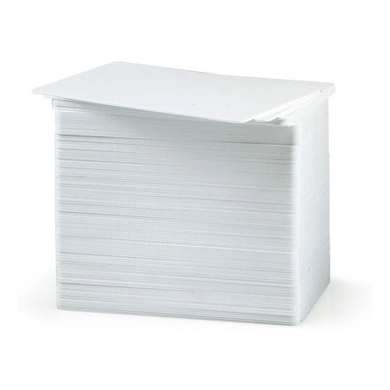 Tarjetas Plásticas Pvc Blancas Cr80 Pack 500 Unidades 