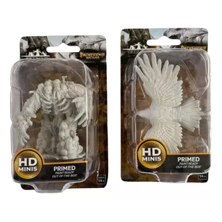 Miniaturas Para Pintar Pathfinder Golem Y Eagle Bestias 2set