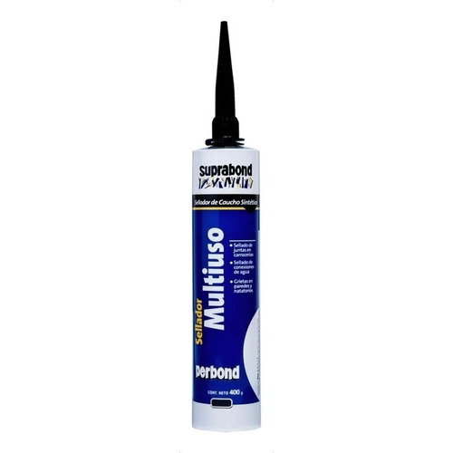 Sellador Multiuso Perbond Cartucho 400 Ml Gris Suprabond