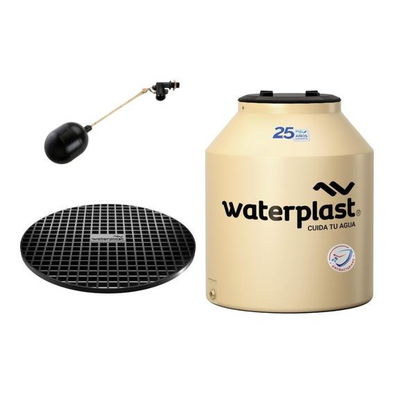 Tanque Clásico Tricapa Waterplast 400lts + Base + Flotante