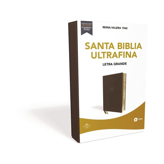 Biblia/rvr60/ultrafina/LG/cuero Suave/interior Dos Colores/cafe, De Vida Editorial. Editorial Biblias Vida, Tapa Blanda En Español