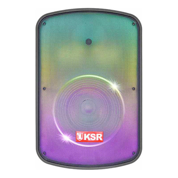 Bocina Kaiser De 15 Ksw-4115mx Usb Bt Fm Aux Con Tri Control Color Negro