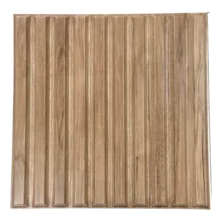  Panel Tipo Lambrin Pvc 50x50 Acabado Madera 8m2 (32pza) 