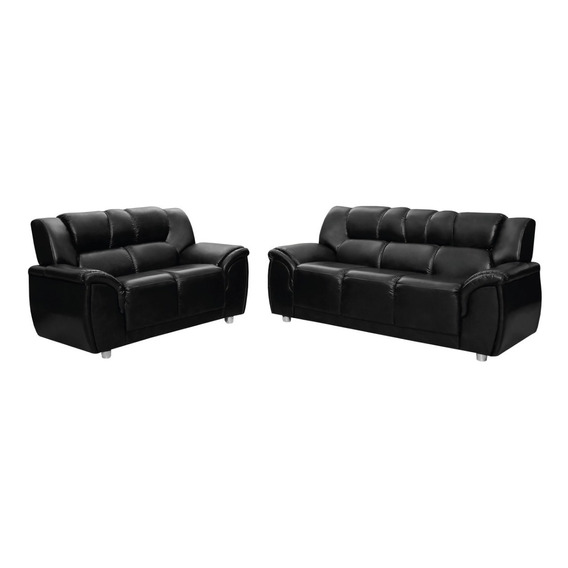 Juego De Living Sillon Sofa 3+2 Cuerpos Cordoba Marrón