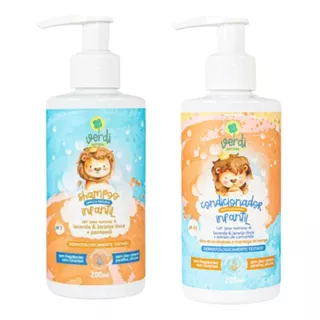 Shampoo E Condicionador Infantil Óleos Essenciais De Lavanda