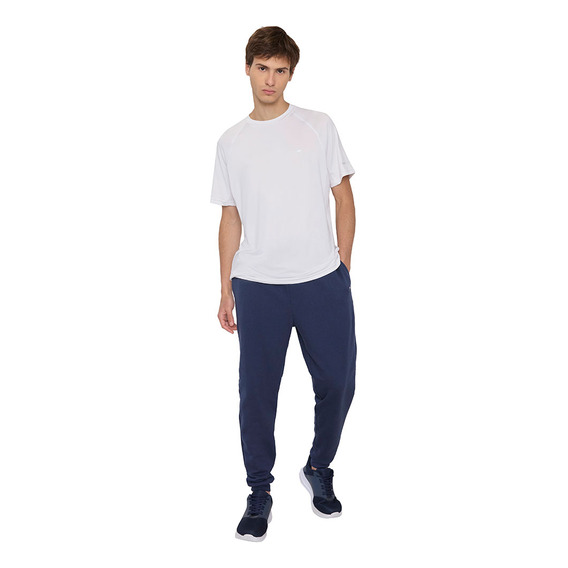 Buzo Hombre Deportivo Jogger Navy Liso Corona