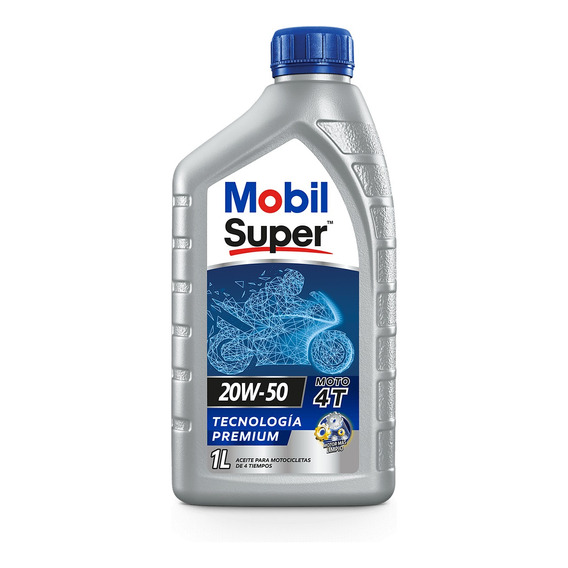 Aceite Mobil Super Moto 4t 20w50 - 1 Cuarto