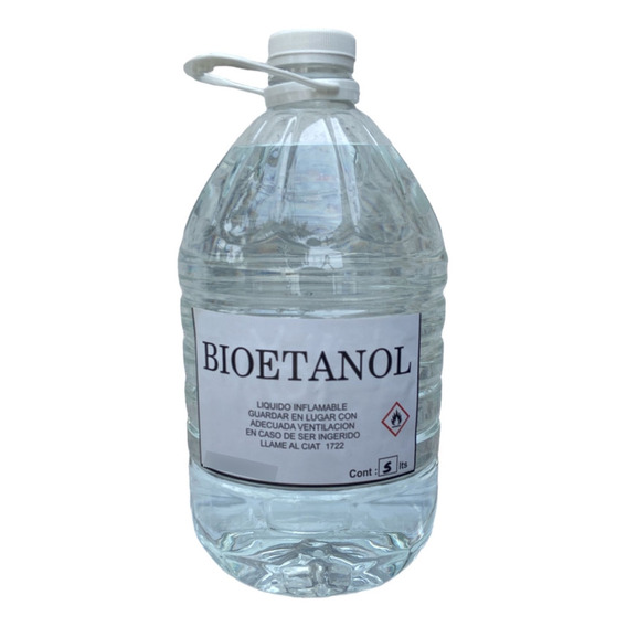 Bioetanol 5 Litros Estufas Ecologicas Alcohol De Cereales
