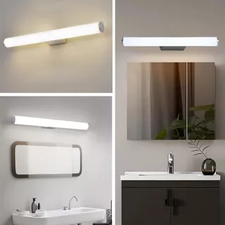 Lámpara Pared Espejos Para Baño Led Luces 55cm