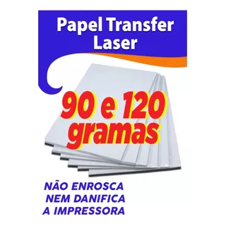 Papel Transfer Laser Para Caneta, Caneca Plástica 200 Folhas